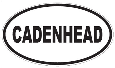 CADENHEAD - Oval Magnet