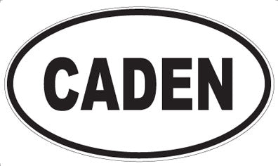 CADEN - Oval Magnet