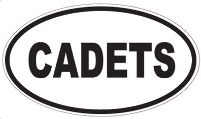 CADETS - Oval Sticker