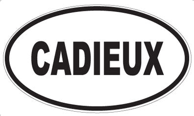 CADIEUX - Oval Magnet
