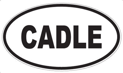 CADLE - Oval Magnet