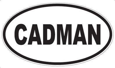 CADMAN - Oval Magnet