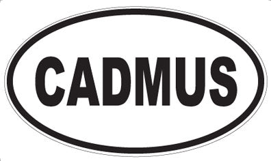 CADMUS - Oval Sticker