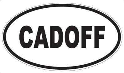 CADOFF - Oval Magnet