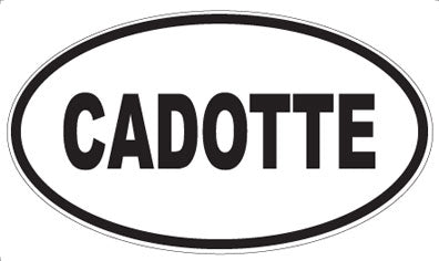 CADOTTE - Oval Magnet
