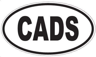 CADS - Oval Sticker