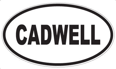 CADWELL - Oval Sticker