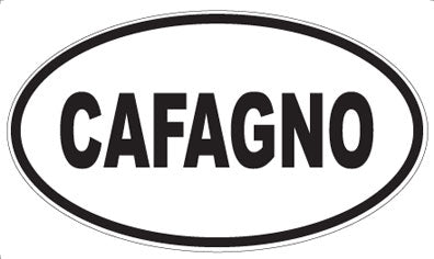 CAFAGNO - Oval Magnet