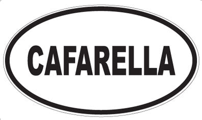 CAFARELLA - Oval Sticker