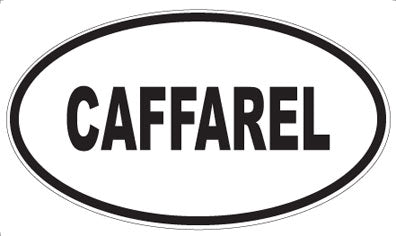 CAFFAREL - Oval Sticker