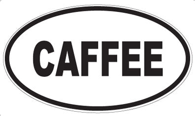 CAFFEE - Oval Magnet
