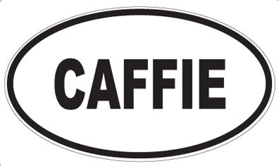 CAFFIE - Oval Magnet