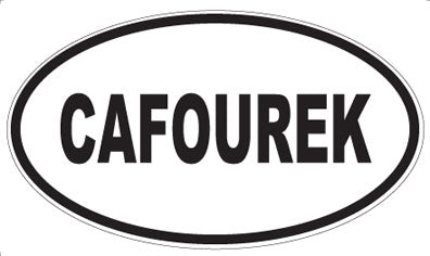 CAFOUREK - Oval Magnet