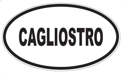 CAGLIOSTRO - Oval Magnet