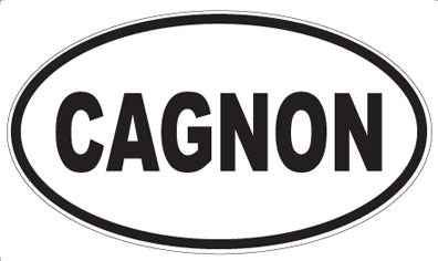 CAGNON - Oval Magnet