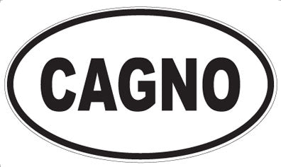 CAGNO - Oval Magnet