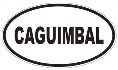CAGUIMBAL - Oval Sticker