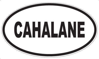 CAHALANE - Oval Magnet
