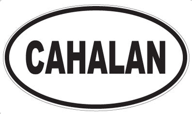 CAHALAN - Oval Magnet