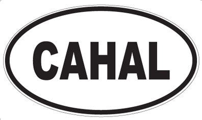 CAHAL - Oval Magnet