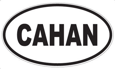CAHAN - Oval Magnet