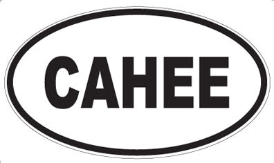 CAHEE - Oval Magnet
