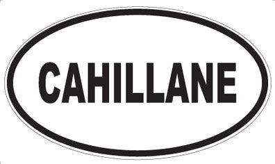 CAHILLANE - Oval Sticker