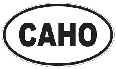 CAHO - Oval Magnet