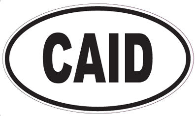 CAID - Oval Sticker
