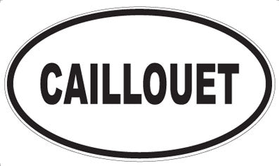 CAILLOUET - Oval Sticker