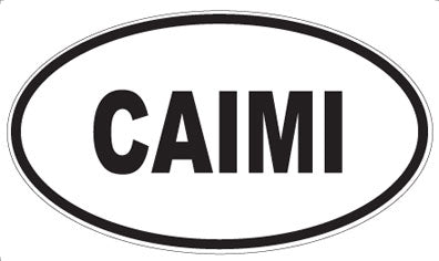 CAIMI - Oval Magnet