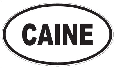 CAINE - Oval Magnet