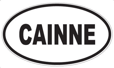 CAINNE - Oval Magnet