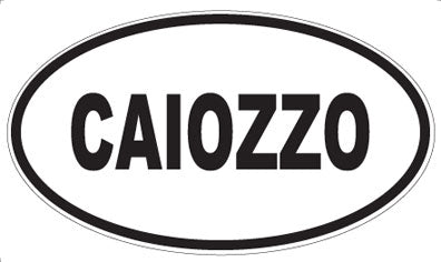CAIOZZO - Oval Sticker