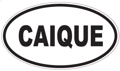CAIQUE - Oval Sticker