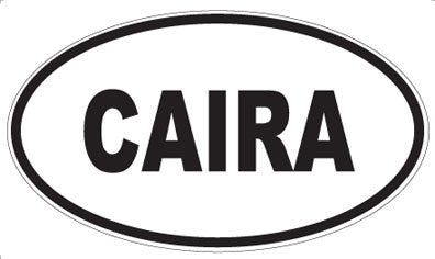 CAIRA - Oval Sticker