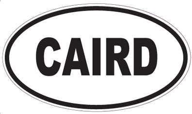 CAIRD - Oval Sticker