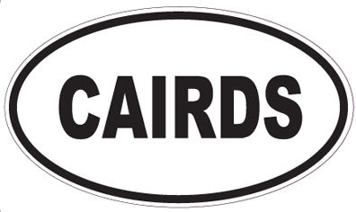 CAIRDS - Oval Sticker