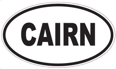 CAIRN - Oval Sticker