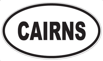 CAIRNS - Oval Magnet