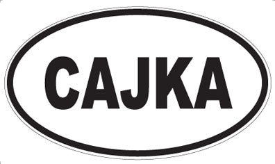 CAJKA - Oval Magnet