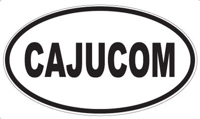 CAJUCOM - Oval Magnet