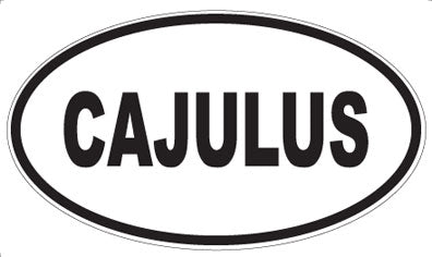CAJULUS - Oval Sticker