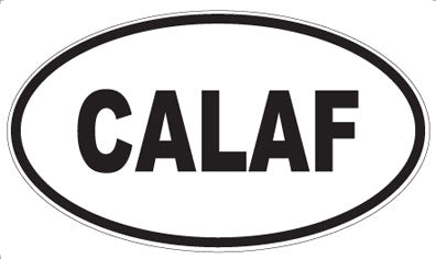 CALAF - Oval Sticker