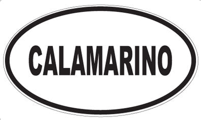 CALAMARINO - Oval Magnet