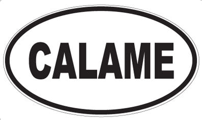 CALAME - Oval Sticker