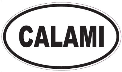 CALAMI - Oval Sticker