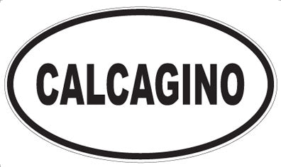CALCAGINO - Oval Sticker