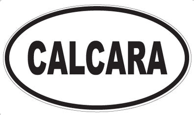 CALCARA - Oval Sticker