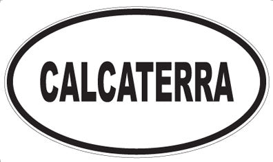CALCATERRA - Oval Sticker